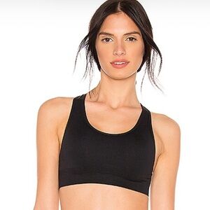 Morgan Stewart sport touché LA cross back sports bra in black